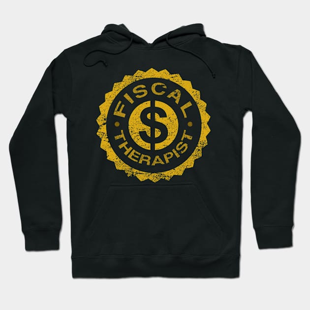 Fiscal Therapist  Accounting tax season numbers Hoodie by Caskara